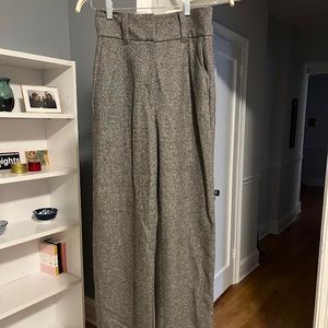 Babaton High Waisted Wool Flared Trousers, 4